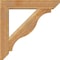 Ekena Millwork Funston Slat Rough Sawn Bracket w/ Offset Brace, Western Red Cedar, 6"W x 28"D x 28"H BKT0604X28X28FST06RWR - alternate 3